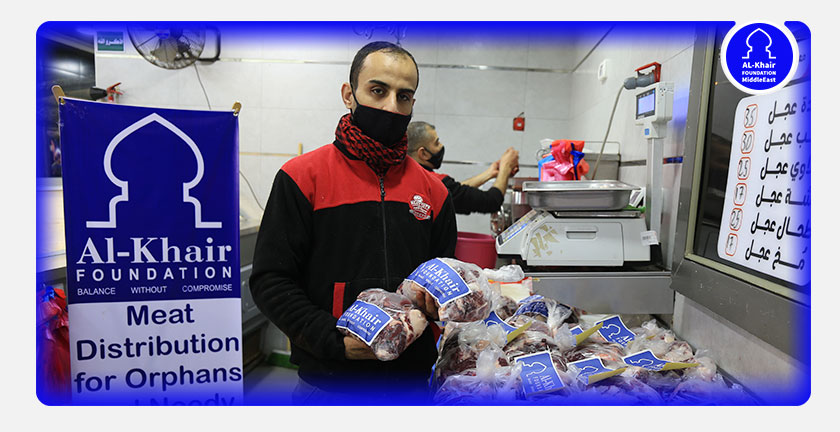 الخير توزع اللحوم الطازجة على آلاف الأسر الفقيرة