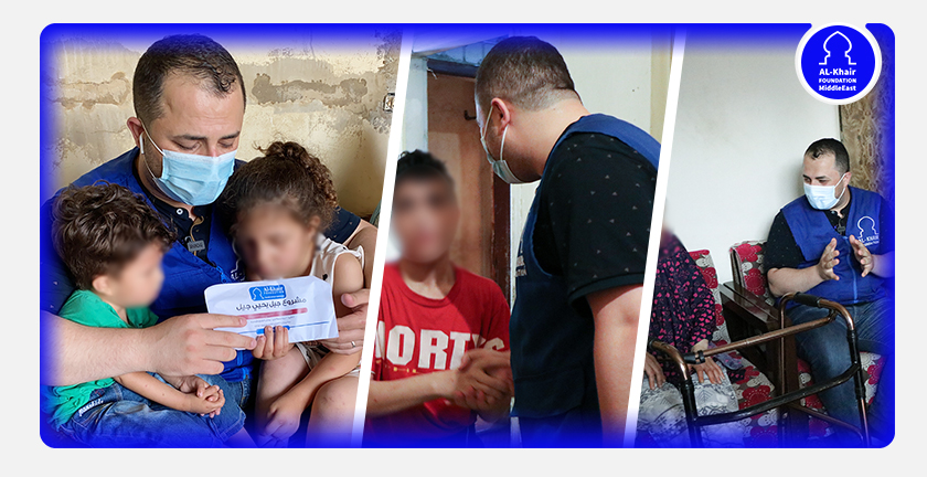 الخير في لبنان لتقديم المساعدات الإنسانية لمئات اللاجئين الفلسطينيين