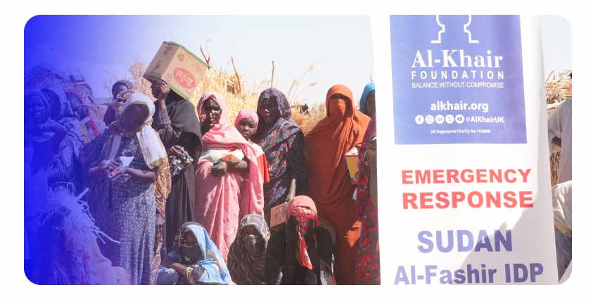 Alkhair Foundation Continues Emergency Food Aid for Displaced Families in Al-Dabba Camps, Sudan