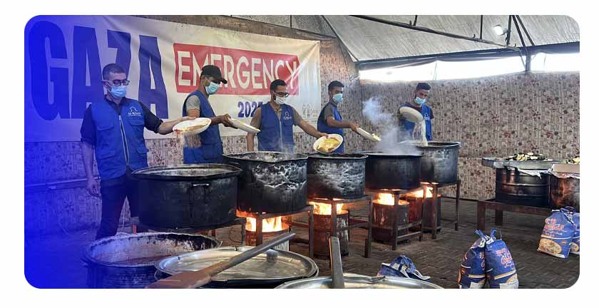 Alkhair Foundation Launches Community Kitchen in Gaza to Provide Daily Meals