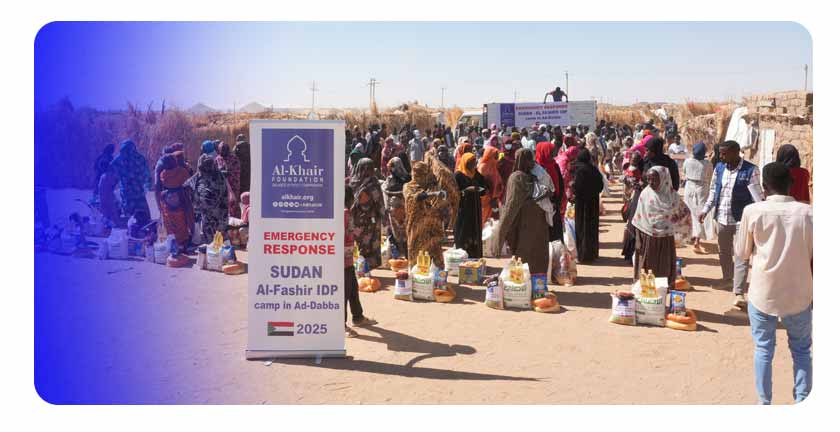 Alkhair Foundation Delivers Emergency Food and Shelter Aid to Displaced Families in Sudan
