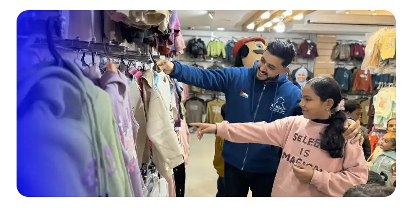 Alkhair Foundation Provides Winter Clothing for Orphans in Gaza