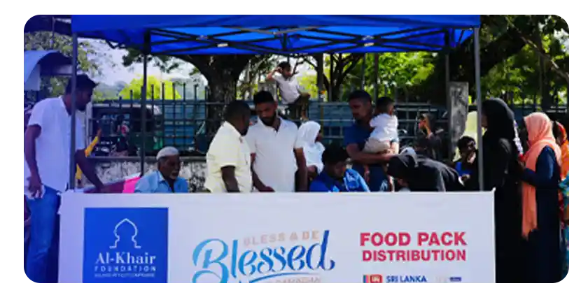 Al-Khair Implements Ramadan Food Parcel Project in Sri Lanka