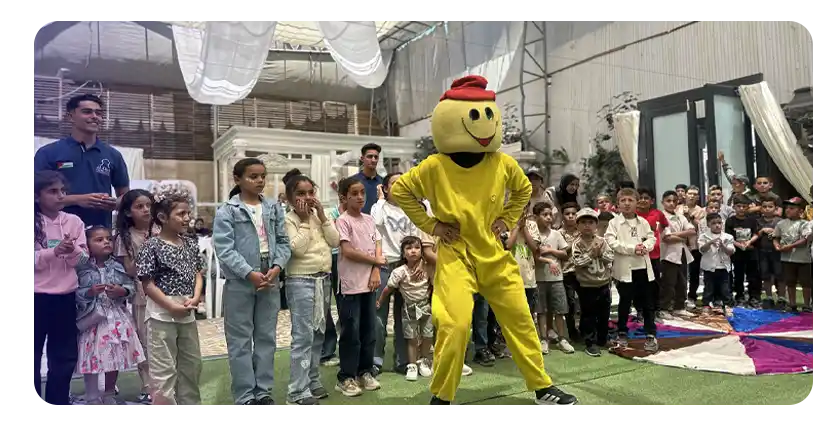 مؤسسة الخير تنظم فعالية فرحة العيد لأيتام غزة بدعم قطري