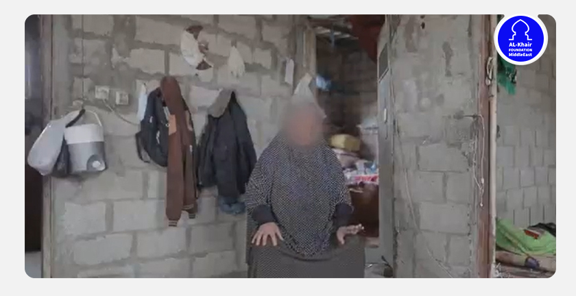 Sponsorship of "Odai's mother's" family